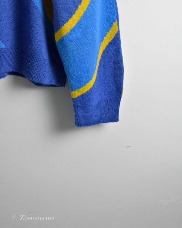 بافت وینتیج آبی زرد Asos