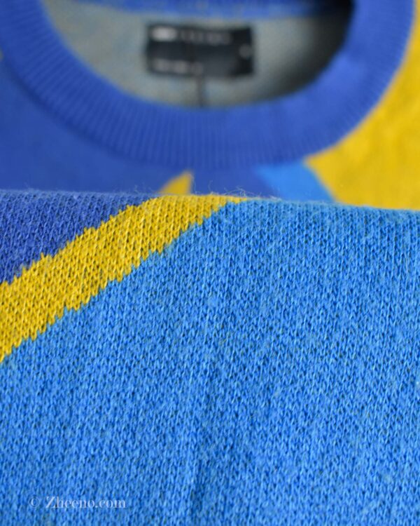 بافت وینتیج آبی زرد Asos