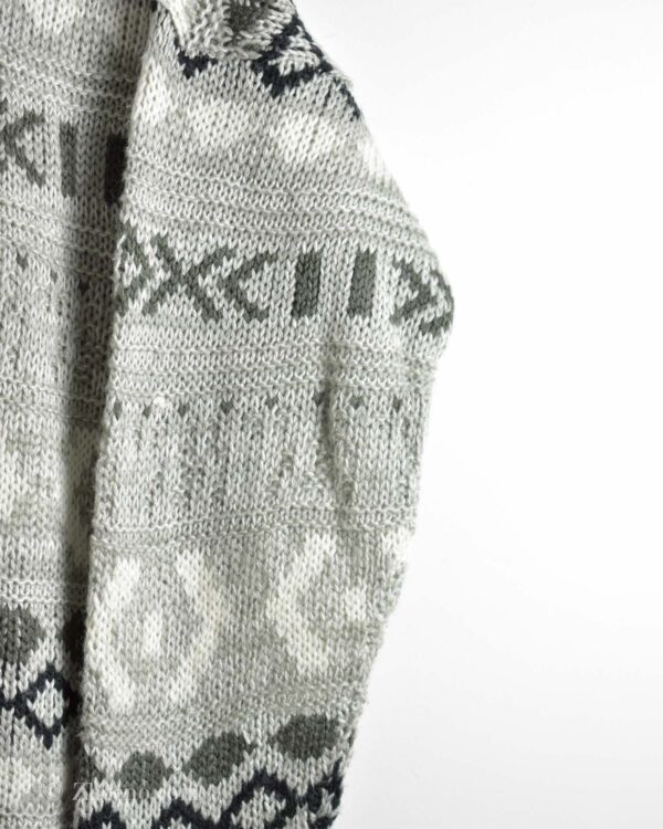 بافت وینتیج درشت طوسی Club International