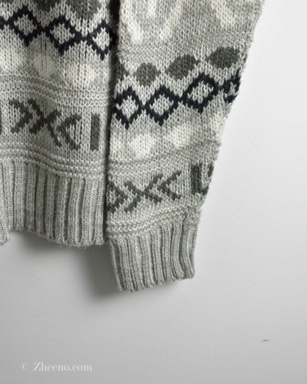 بافت وینتیج درشت طوسی Club International