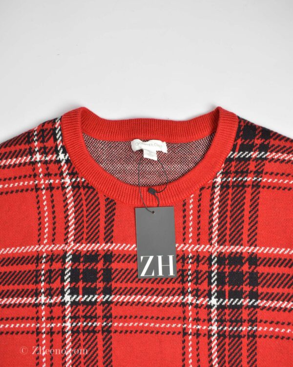 بافت وینتیج قرمز طرح دا Charter Club