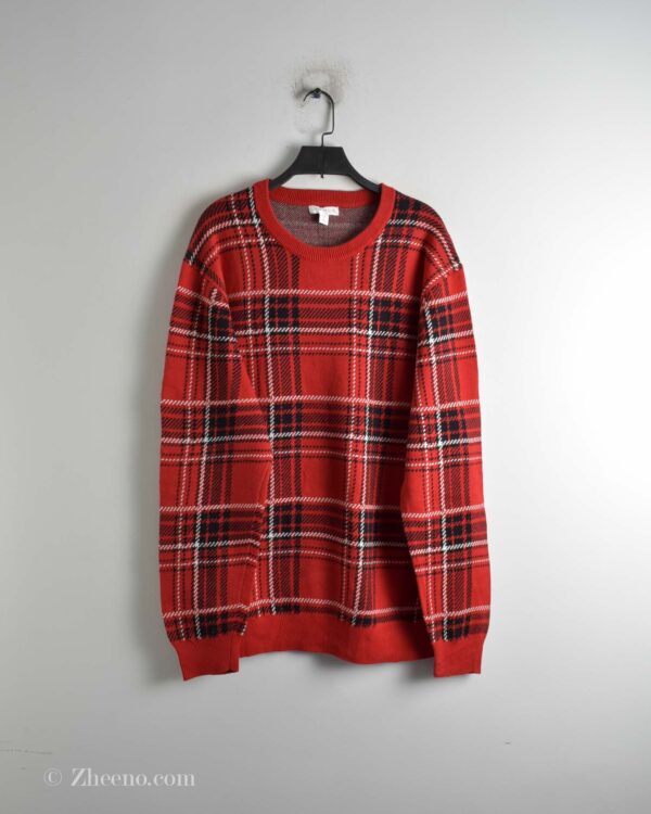 بافت وینتیج قرمز طرح دا Charter Club