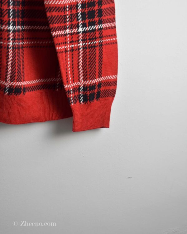 بافت وینتیج قرمز طرح دا Charter Club