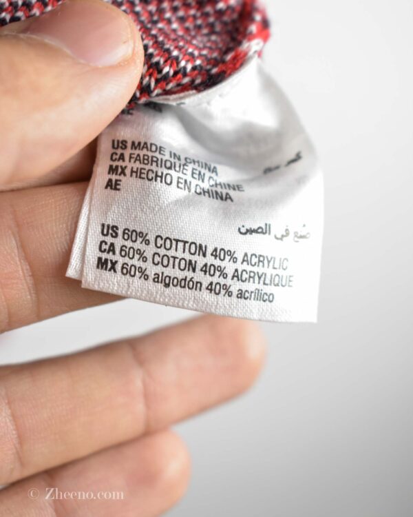 بافت وینتیج قرمز طرح دا Charter Club