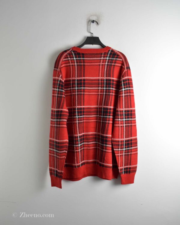 بافت وینتیج قرمز طرح دا Charter Club