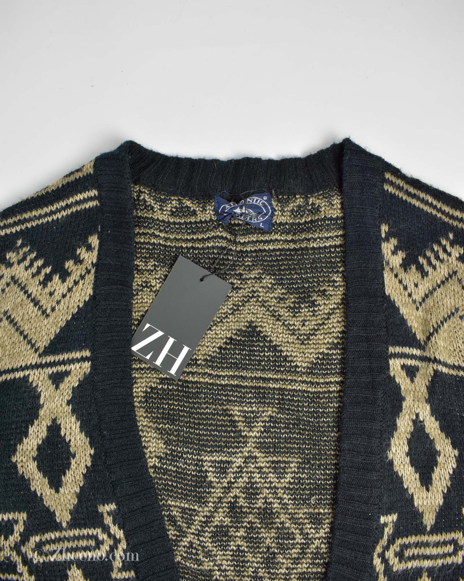 17648605765503890 کاردیگن وینتیج مشکی کرم Atlantic Traders