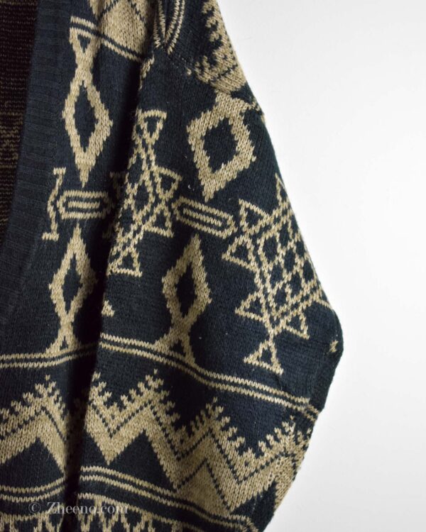 کاردیگن وینتیج مشکی کرم Atlantic Traders