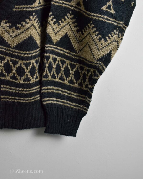 کاردیگن وینتیج مشکی کرم Atlantic Traders