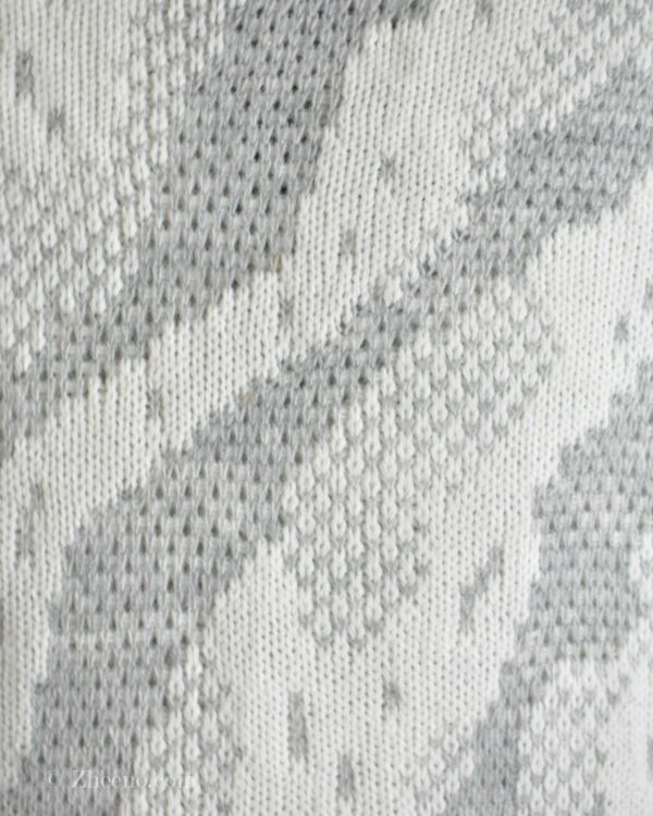 بافت وینتیج سفید طوسی Orch