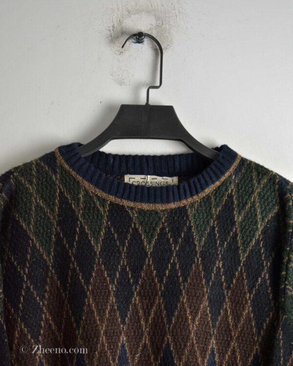 بافت وینتیج طرح لوزی Crossings