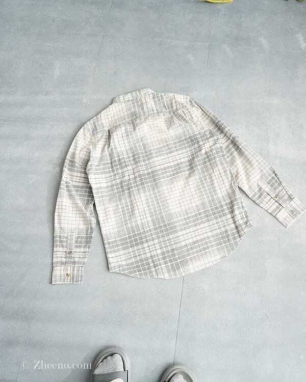 پیراهن کبریتی سفید طوسی Ralph Lauren