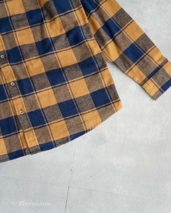 پیراهن پشمی خردلی سرمه ای Livergy