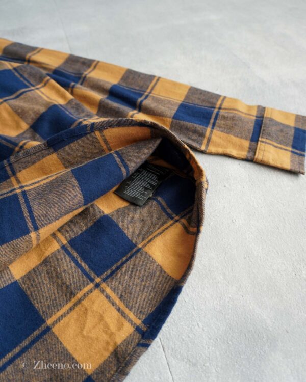 پیراهن پشمی خردلی سرمه ای Livergy