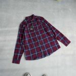 پیراهن پشمی قرمز سرمه ای Livergy