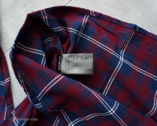 پیراهن پشمی قرمز سرمه ای Livergy