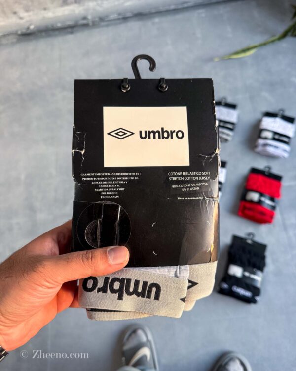شورت نخی طوسی umbro پک ۳ عددی