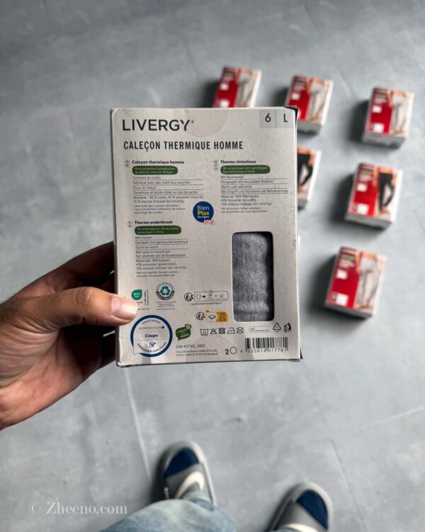 زیرشلواری گرم طوسی Livergy