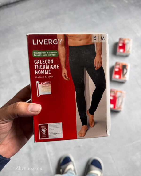 زیرشلواری گرم مشکی Livergy