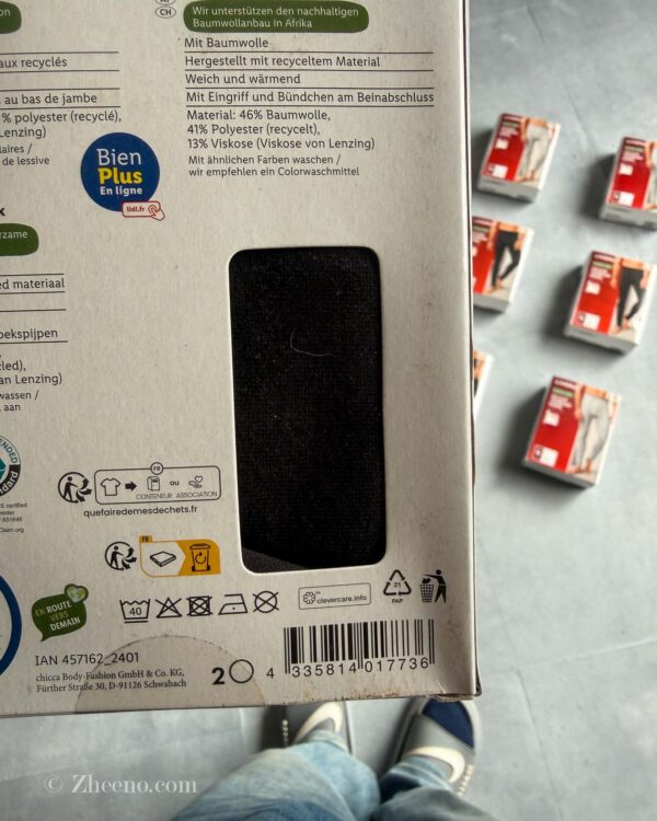 زیرشلواری گرم مشکی Livergy