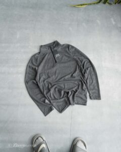 نیم‌زیپ طوسی Parkside