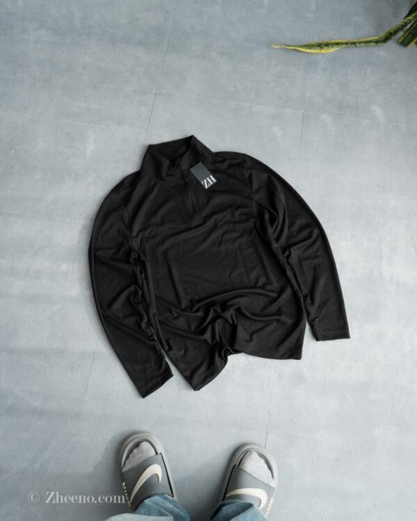 نیم‌زیپ مشکی Parkside