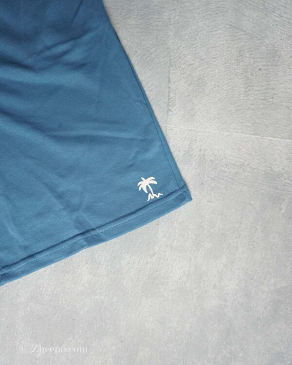 شلوارک آبی آسمانی بند سفید Livergy