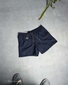 شلوارک ساحلی ساده سرمه ای تیره Livergy