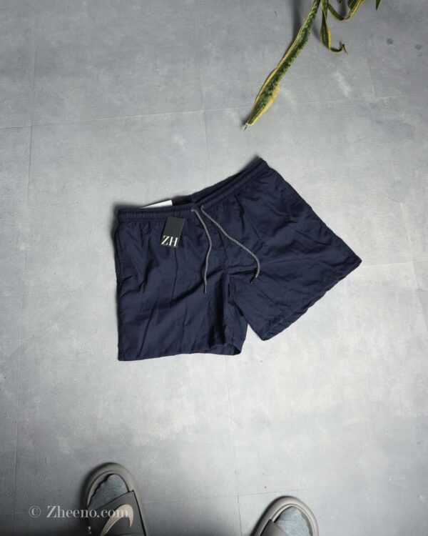 شلوارک ساحلی ساده سرمه ای تیره Livergy