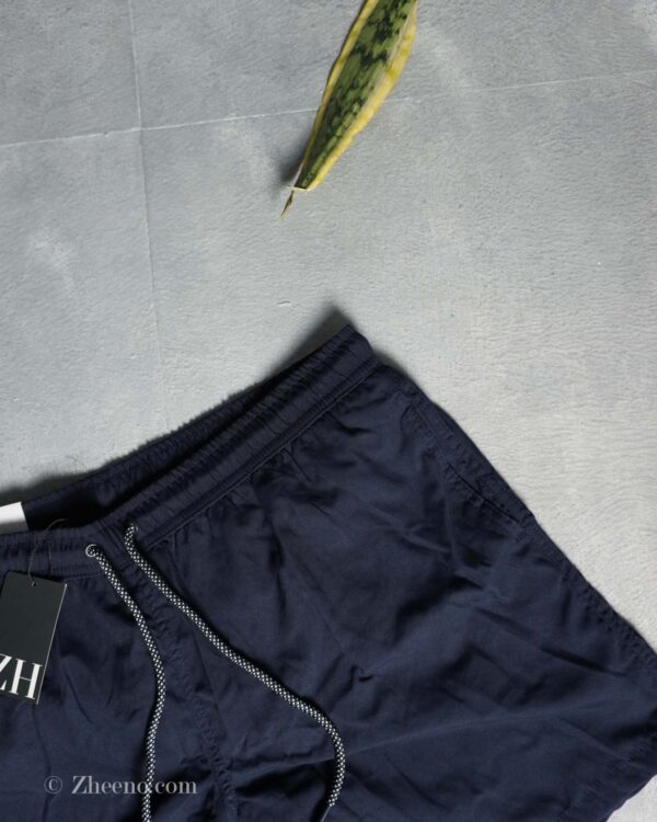 شلوارک ساحلی ساده سرمه ای تیره Livergy