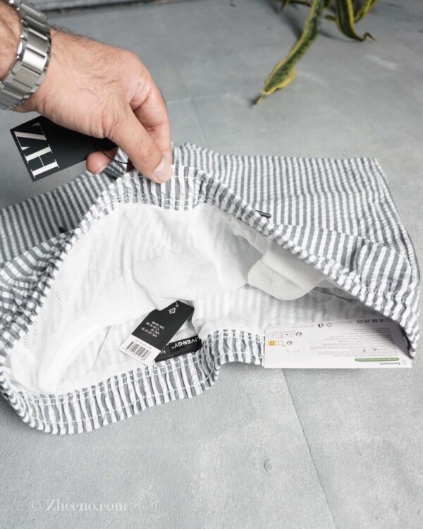 شلوارک راه راه طوسی Livergy