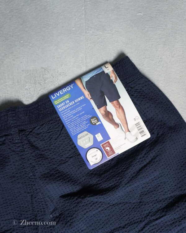 شلوارک راه راه سرمه ای تیره Livergy