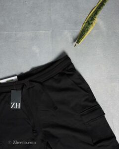 شلوارک کارگو مشکی Livergy