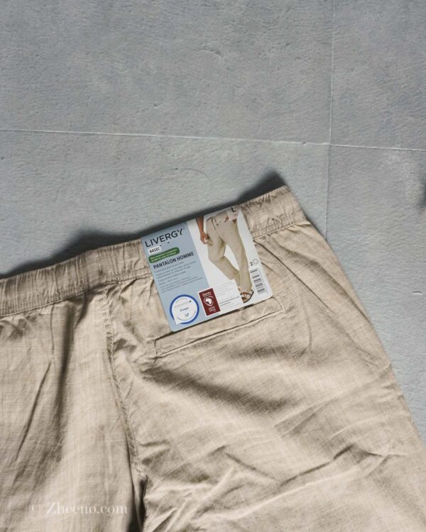 شلوار بیسیک کنف کرم Livergy