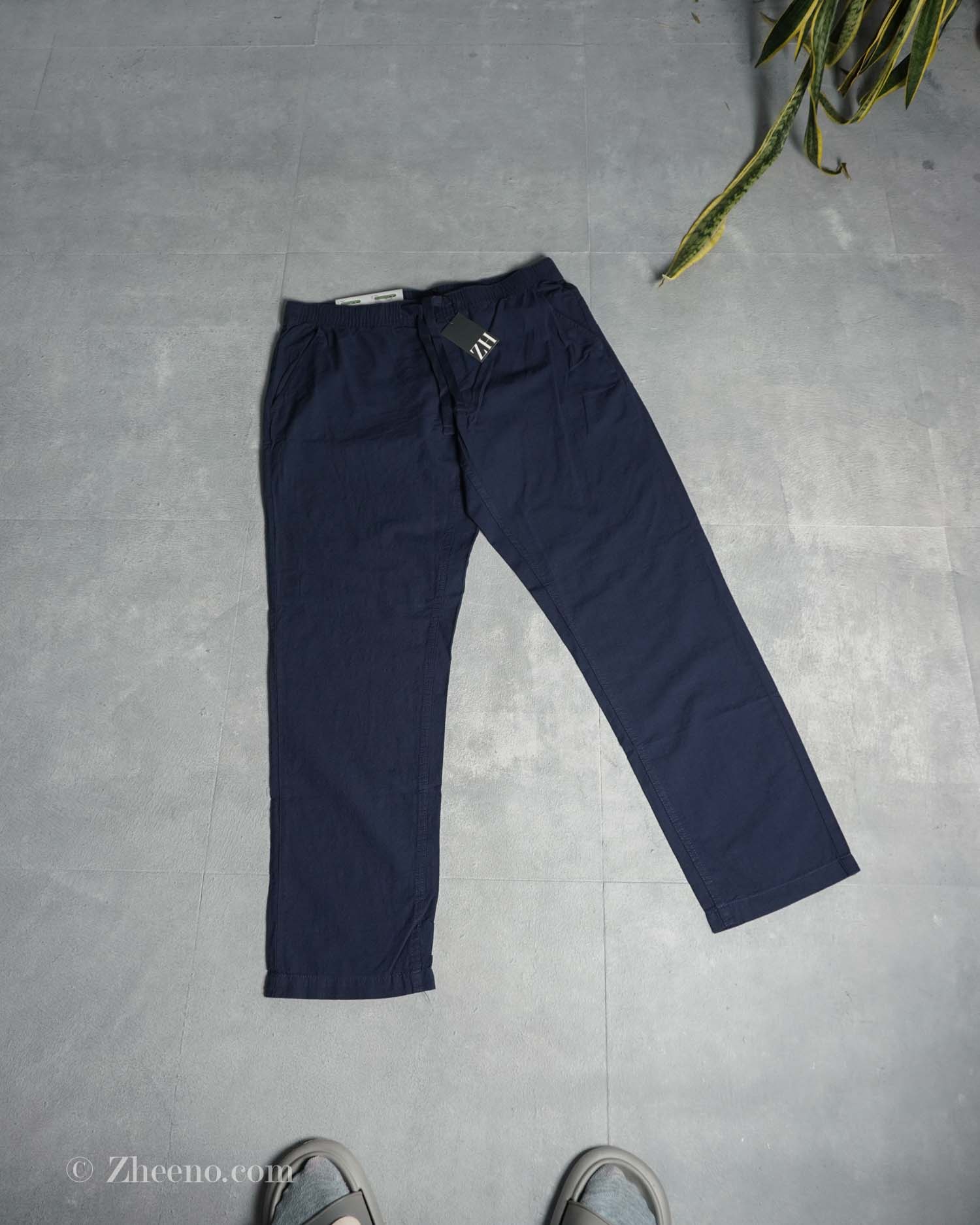 17654703724576343 شلوار بیسیک کنف سرمه ای تیره Livergy