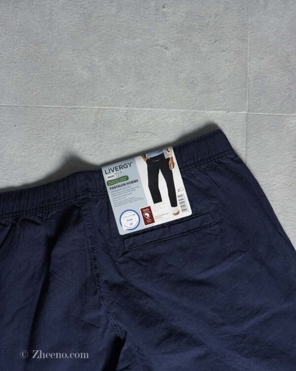 شلوار بیسیک کنف سرمه ای تیره Livergy