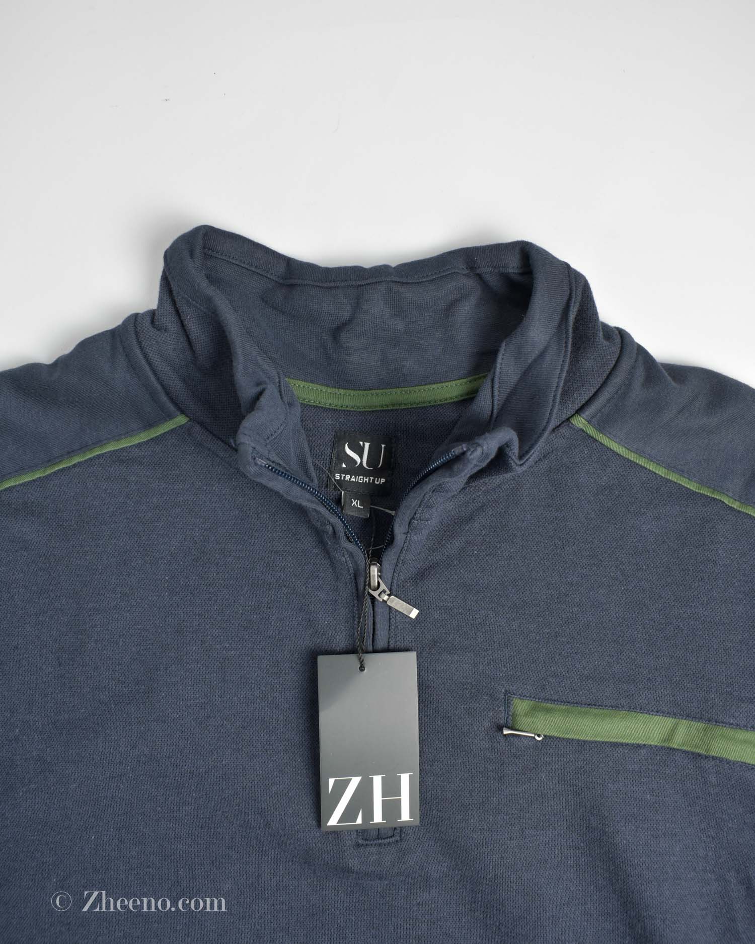 17657038856257939 نیم زیپ آبی نفتی Su