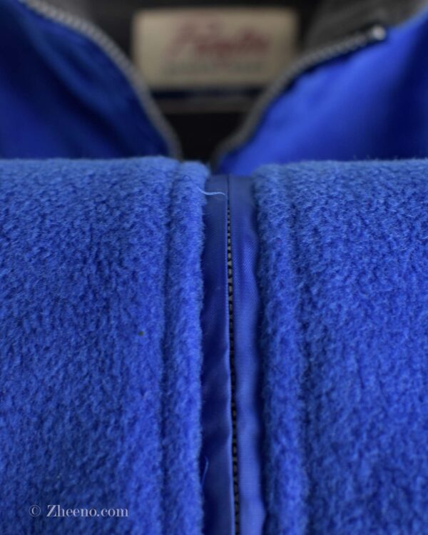 جکت پلار کلاه مخفی آبی Printer