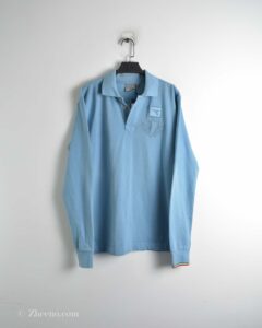 پولوشرت آستین دار آبی روشن Diadora