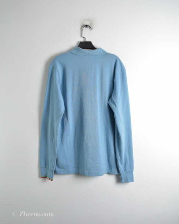 پولوشرت آستین دار آبی روشن Diadora