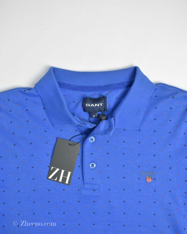 پولوشرت آستین دار آبی Gant