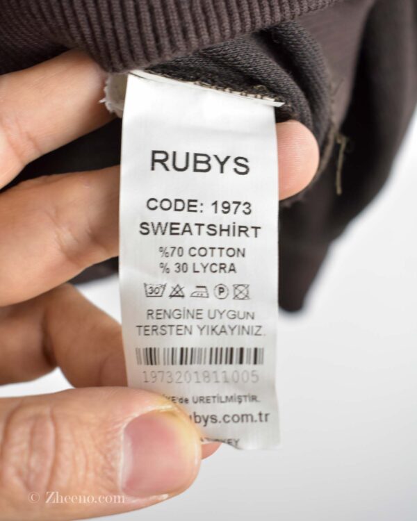 بافت ساده دورسی قهوه ای Rubys