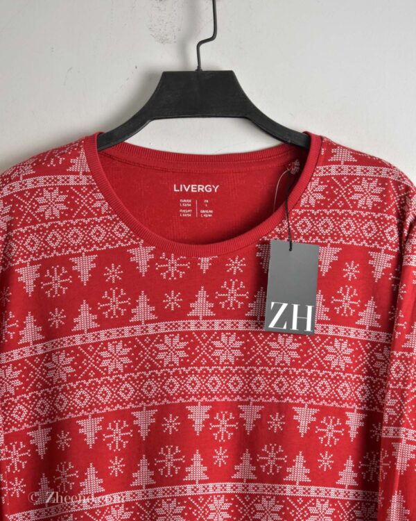 تیشرت آستین بلند کریسمسی Livergy