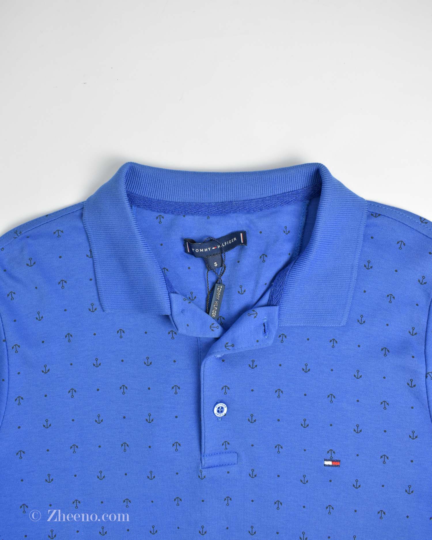 17657040322056187 پولوشرت مردانه آبی Tommy Hilfiger