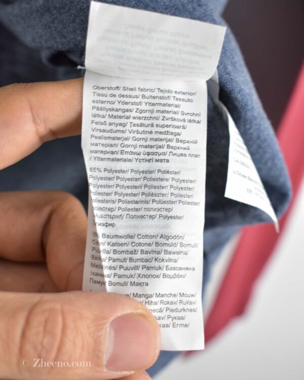 تیشرت آستین بلند یقه گرد دورنگ S.oliwen