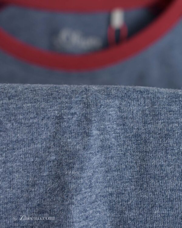 تیشرت آستین بلند یقه گرد دورنگ S.oliwen