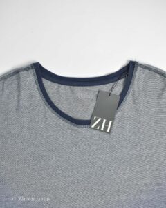 تیشرت آستین بلند یقه گرد آبی Livergy