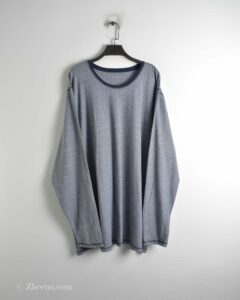 تیشرت آستین بلند یقه گرد آبی Livergy