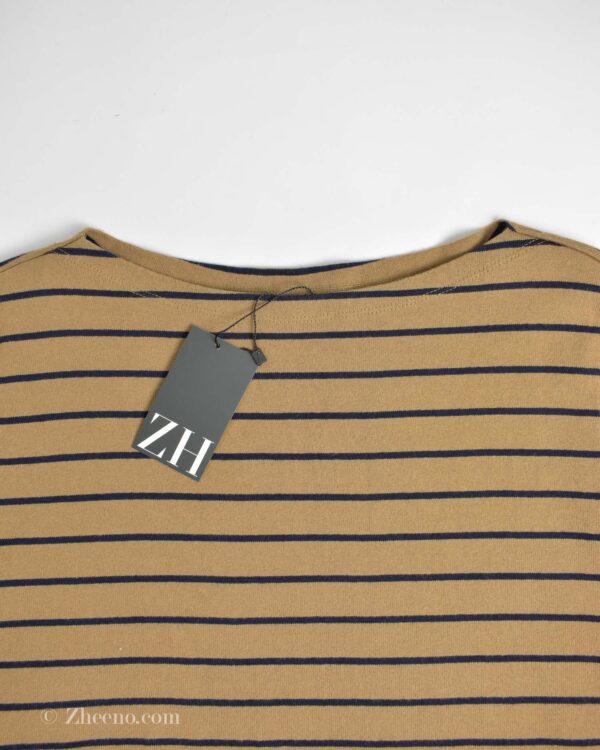 تیشرت آستین بلند یقه باز Uni Qlo