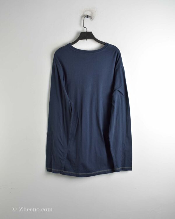 تیشرت آستین بلند یقه هفت سرمه ای تیره Livergy