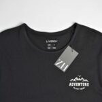 تیشرت آستین بلند یقه گرد مشکی Livergy